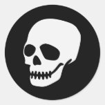 Vector Cartoon Skull Stickers