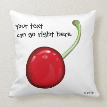 Vector Cherry Pillow