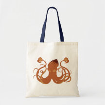 Vector Giant Squid Tote Bag