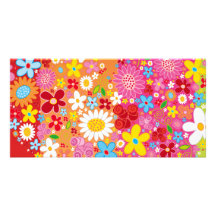 Vector_Heart_Flowers.ai Custom Photo Card
