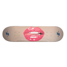 Vector Love, With Real Skin Skate Deck