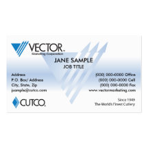 Vector Marketing Business Card