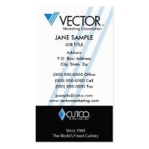 Vector Marketing Business Card