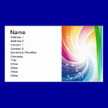 Vector Rainbow Colourful Background digital fun sw business cards