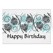 Vectors -  Happy Birthday - Customized Card