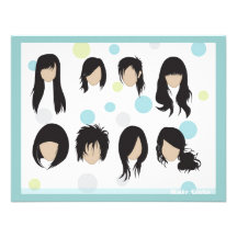 vectorvaco_09102001_hair_style personalized announcement