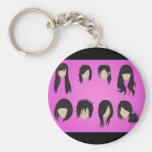 vectorvaco_09102001_hair_style_large key chain