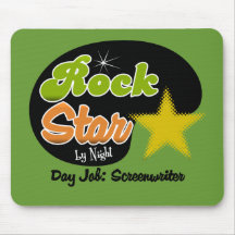 Vedette du rock par nuit - scénariste du travail d tapis de souris