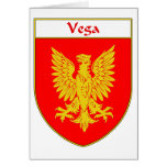 Vega Coat of Arms/Family Crest cards