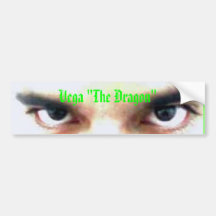 Vega "The Dragon" bummer Sticker Bumper Sticker