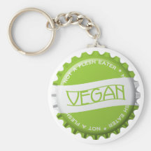 Vegan Bottlecap Key Chain