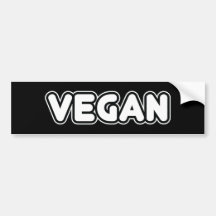 Vegan Bumper Stickers