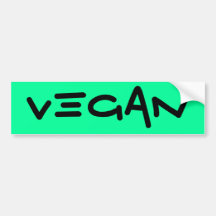 VEGAN BUMPER STICKERS