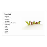 Vegan Business Card