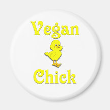 Vegan Chick Fridge Magnet
