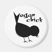 Vegan Chick Magnet