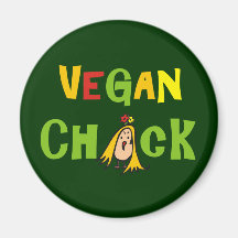 Vegan Chick Magnets