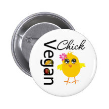 Vegan Chick Pins