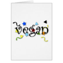Vegan Curls Greeting Card