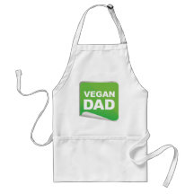 Vegan Dad Label Aprons