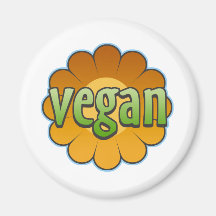 Vegan Flower Magnet