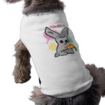 Vegan grey cute bunny with carrot pet Clothing