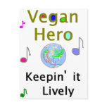 Vegan Hero Postcard