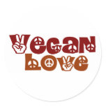 Vegan Love stickers
