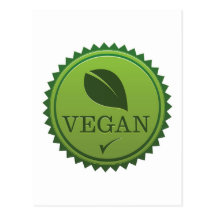 Vegan Seal Postcard
