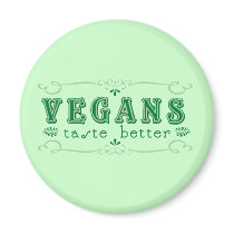 Vegan Taste Refrigerator Magnet