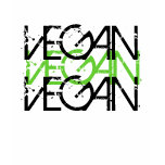 VEGAN, VEGAN, VEGAN t-shirts