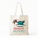 Vegan, Vegetarian Tofu Tote Bags