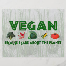 Vegans for the Planet Custom Flyer