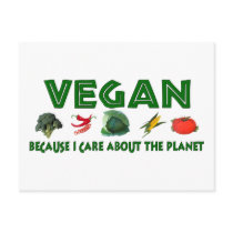 Vegans For The Planet Postcards