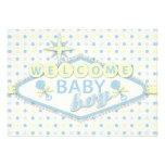 Vegas Baby Boy Invitation Card Y
