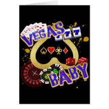 VEGAS BABY CARD
