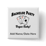 Vegas Bachelor Party Pins