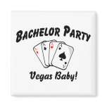 Vegas Bachelor Party Refrigerator Magnets