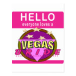 Vegas Bride Post Card