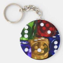 Vegas Dice Key Chain