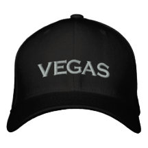 VEGAS EMBROIDERED BASEBALL CAP