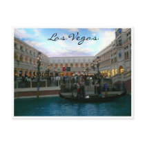 vegas gondala post card