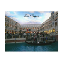 vegas gondala postcard