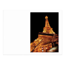 Vegas - Paris - Eiffel Tower Restaurant Post Card