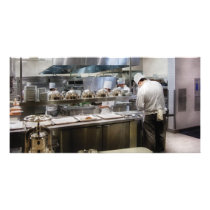 Vegas - Paris - The chefs at the Eiffel Tower Personalized Photo Card