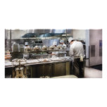 Vegas - Paris - The chefs at the Eiffel Tower Personalized Photo Card