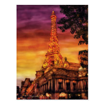 Vegas - Paris - The Paris Hotel Postcards