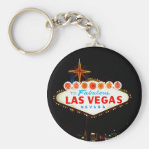 Vegas Sign Lit Up Key Chain