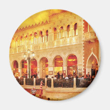 Vegas - Venetian - Life at the Palazzo Fridge Magnets