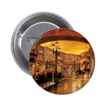 Vegas - Venetian - The streets of Venice Pinback Buttons